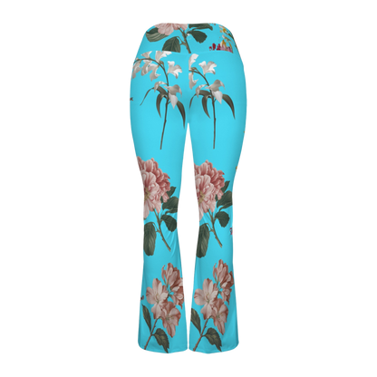 Botanicals - Cross Waisted Flair Leggings