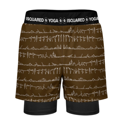 Bikram Ember - Compression Yoga Shorts