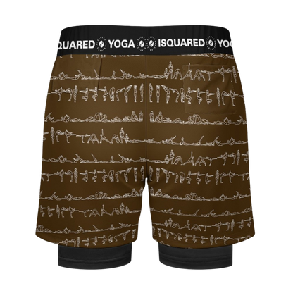 Bikram Ember - Compression Yoga Shorts