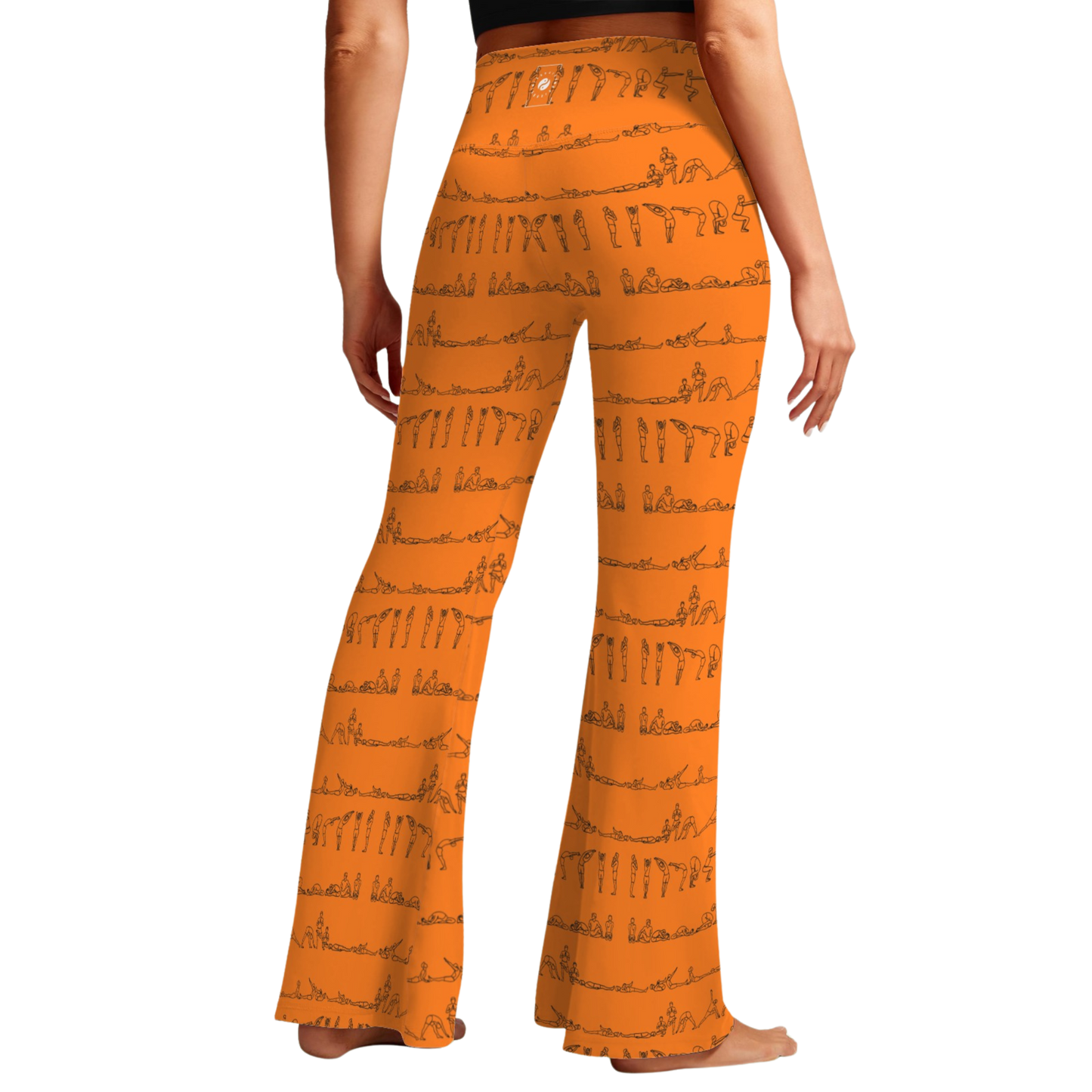 Bikram Series - Cross Waisted Flair Leggings