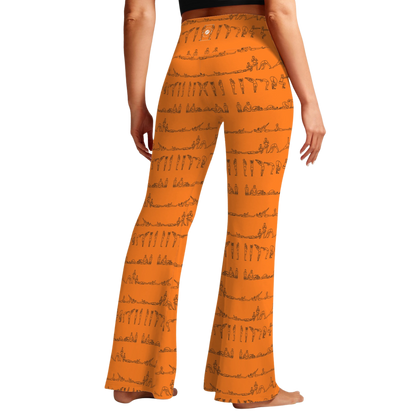 Bikram Series - Cross Waisted Flair Leggings