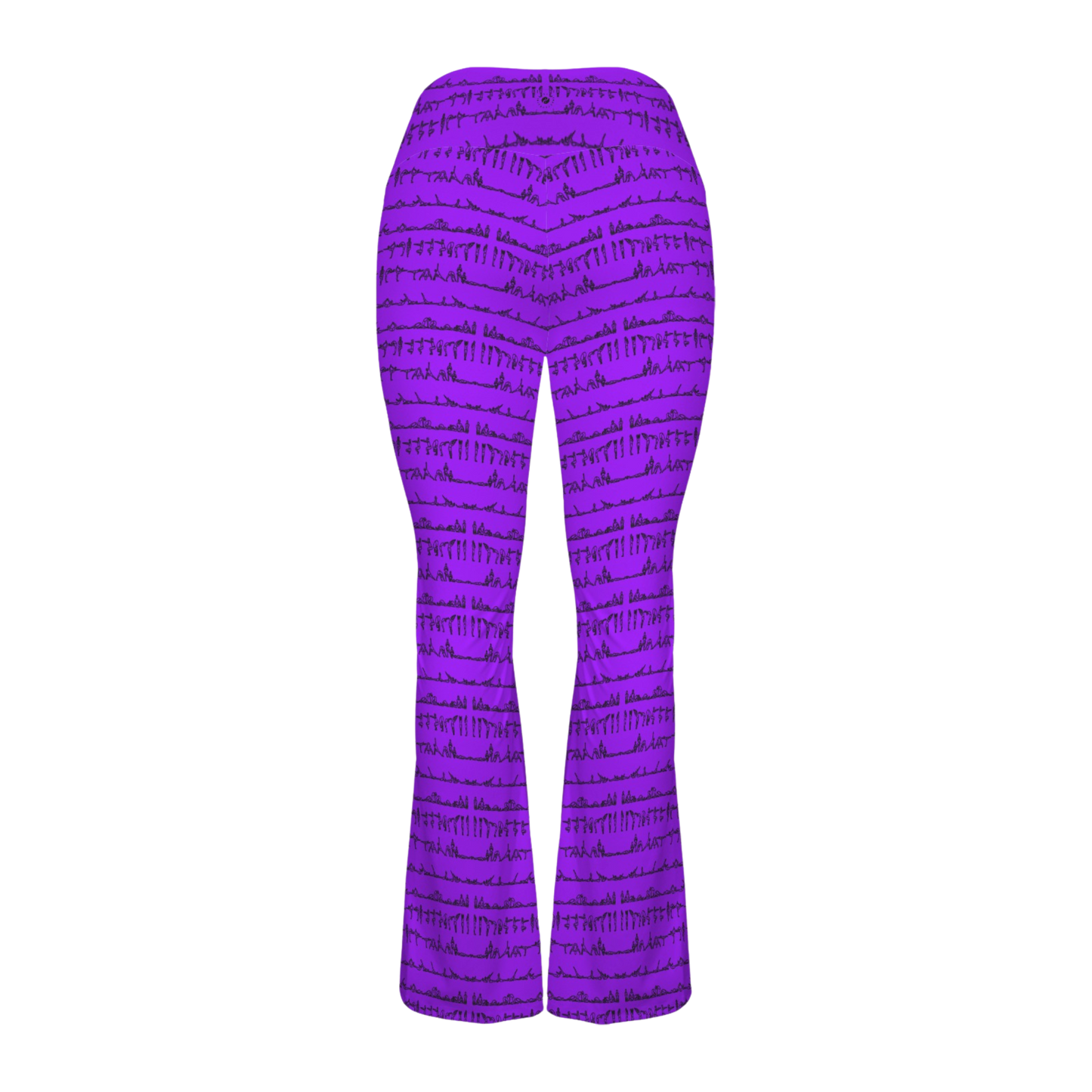 Bikram Series - Cross Waisted Flair Leggings REFINED