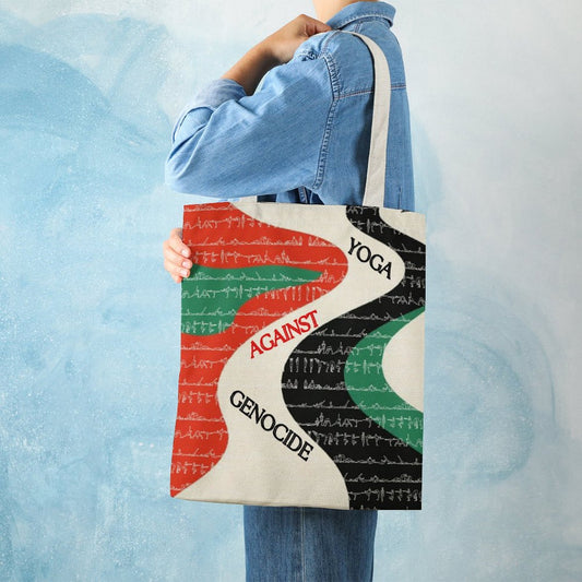 Yoga Against Genocide - iSquared Tote Bag