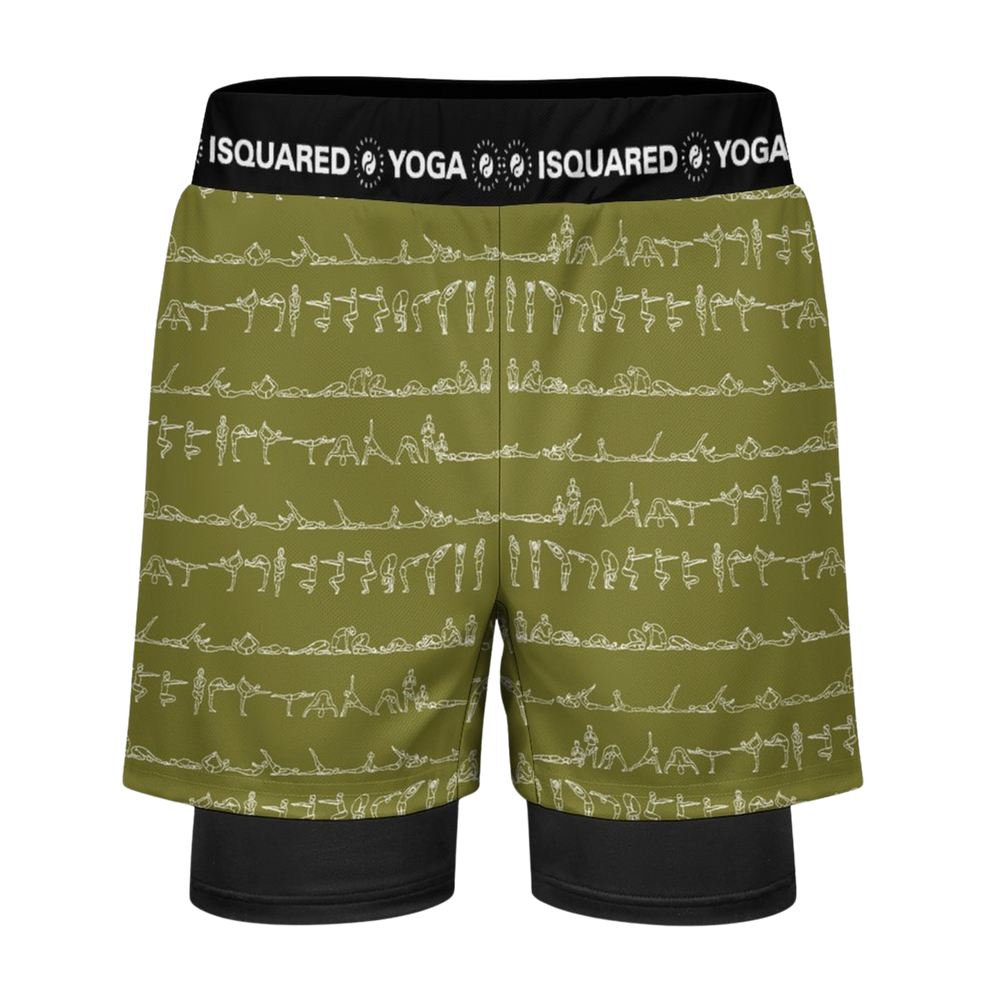 Bikram Ember - Compression Yoga Shorts