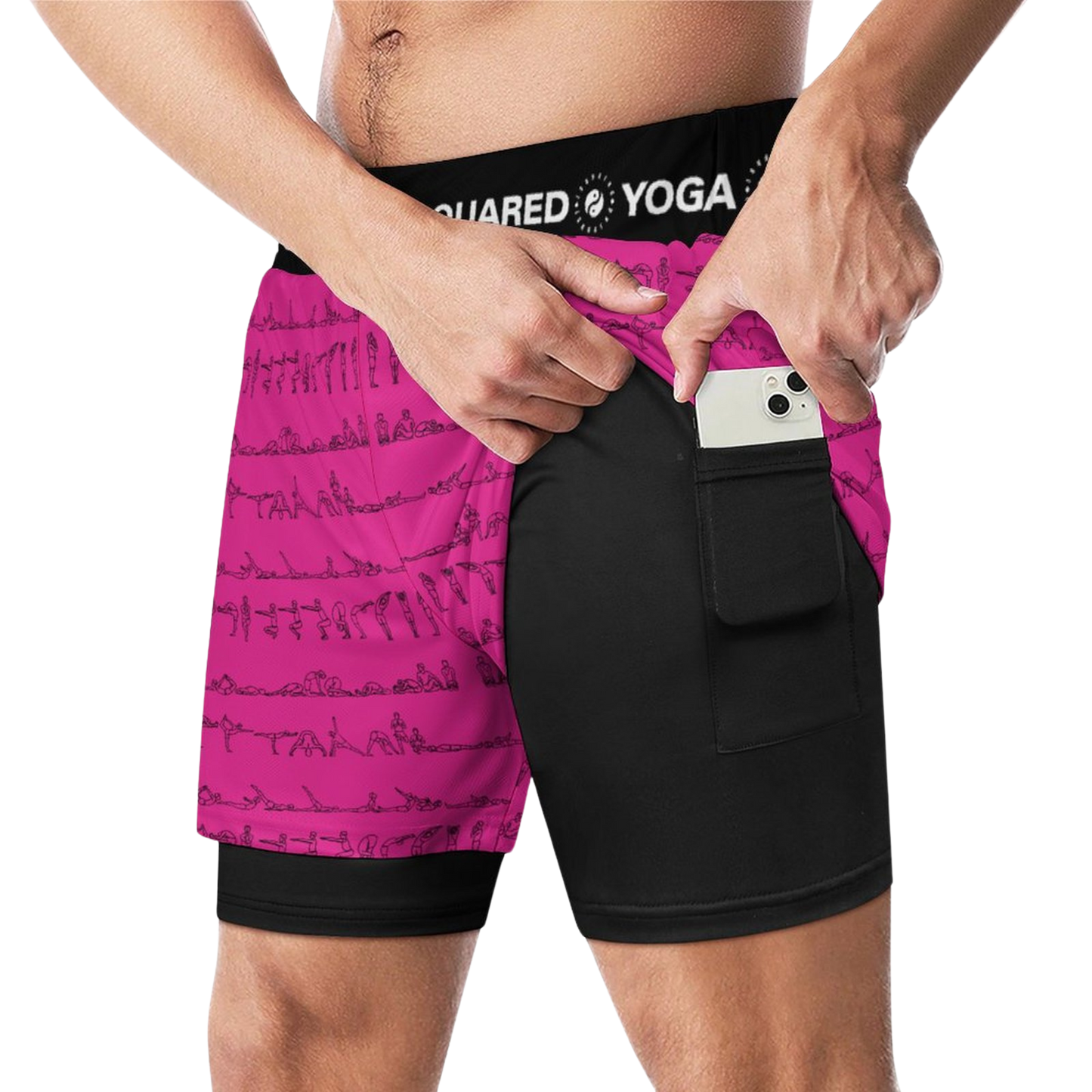 Bikram Series - Compression Yoga Shorts