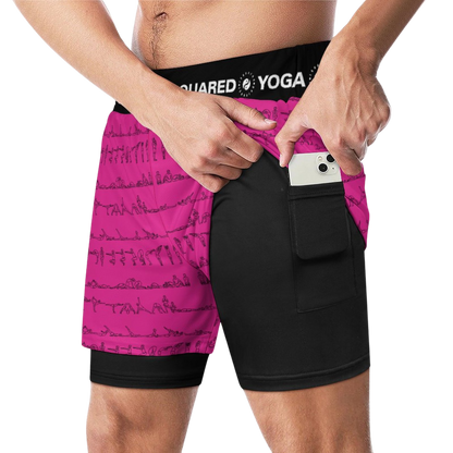Bikram Series - Compression Yoga Shorts