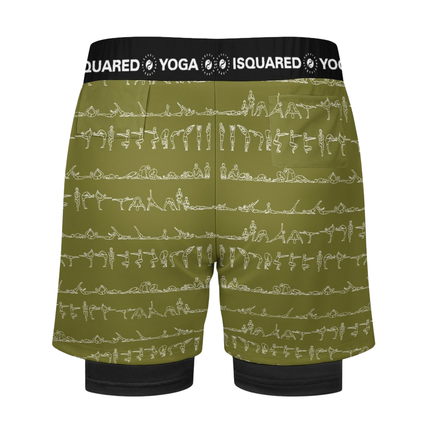 Bikram Ember - Compression Yoga Shorts