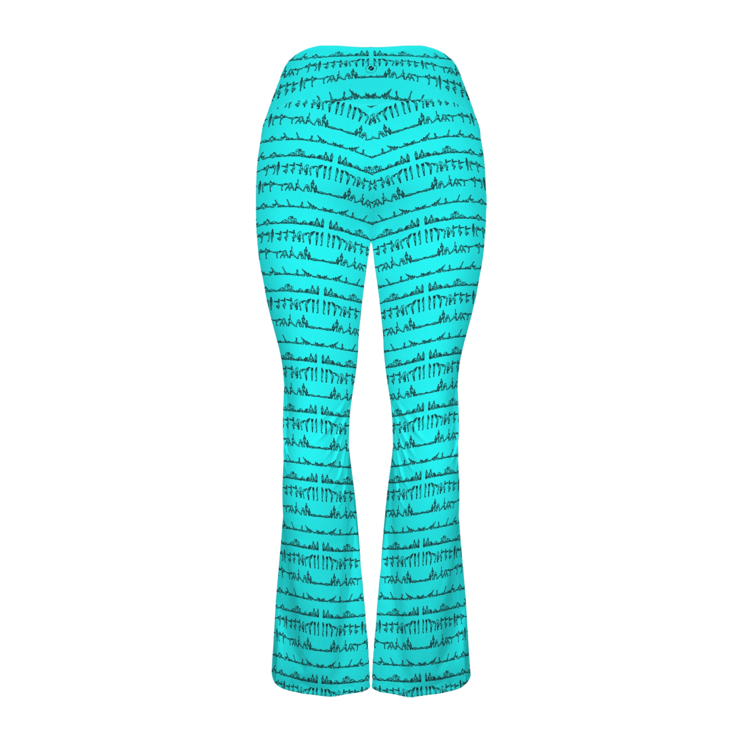 Bikram Series - Cross Waisted Flair Leggings REFINED