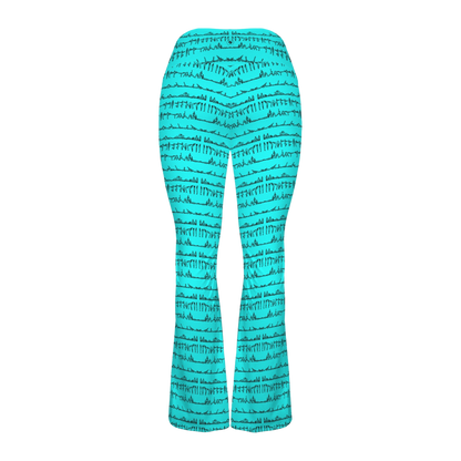 Bikram Series - Cross Waisted Flair Leggings REFINED