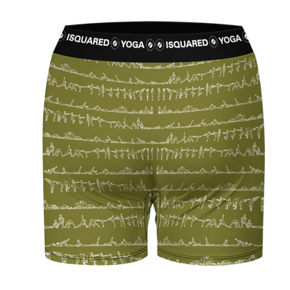 Bikram Ember - iSquared Yoga Shorts