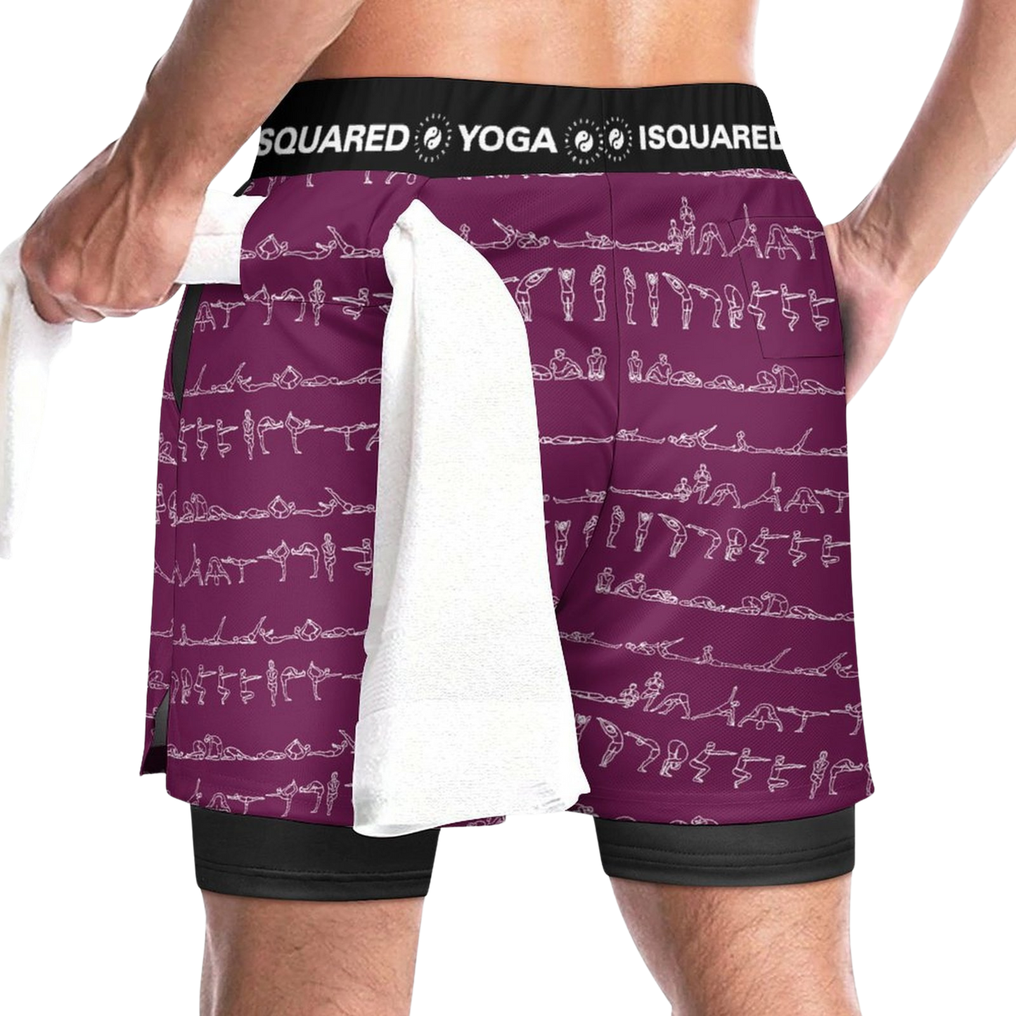 Bikram Ember - Compression Yoga Shorts