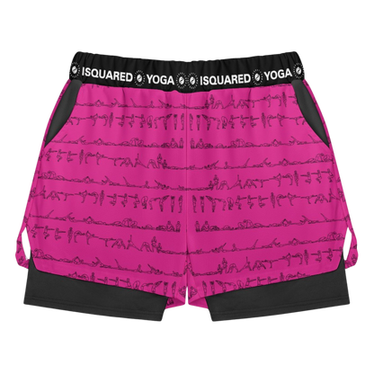 Bikram Series - Compression Yoga Shorts