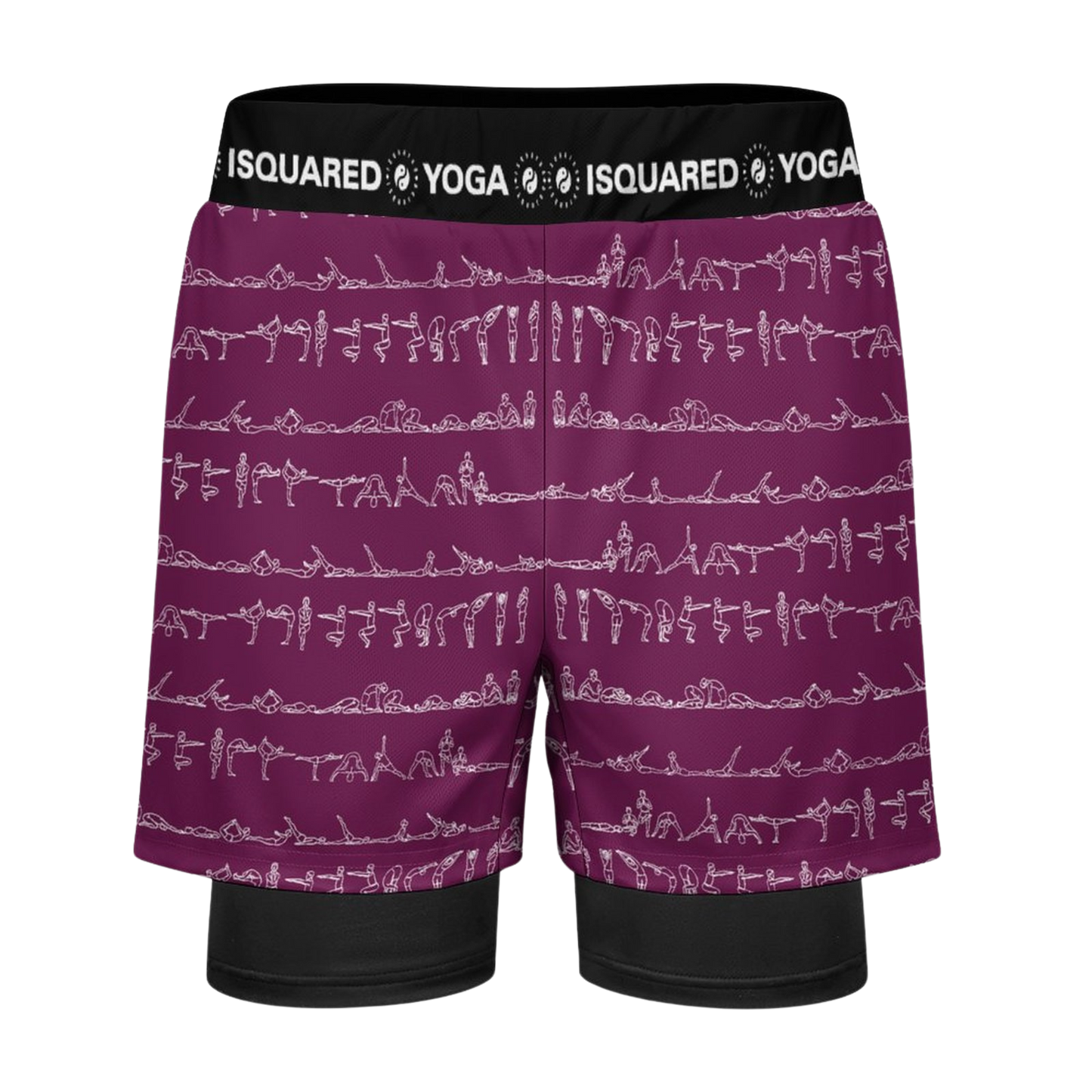 Bikram Ember - Compression Yoga Shorts