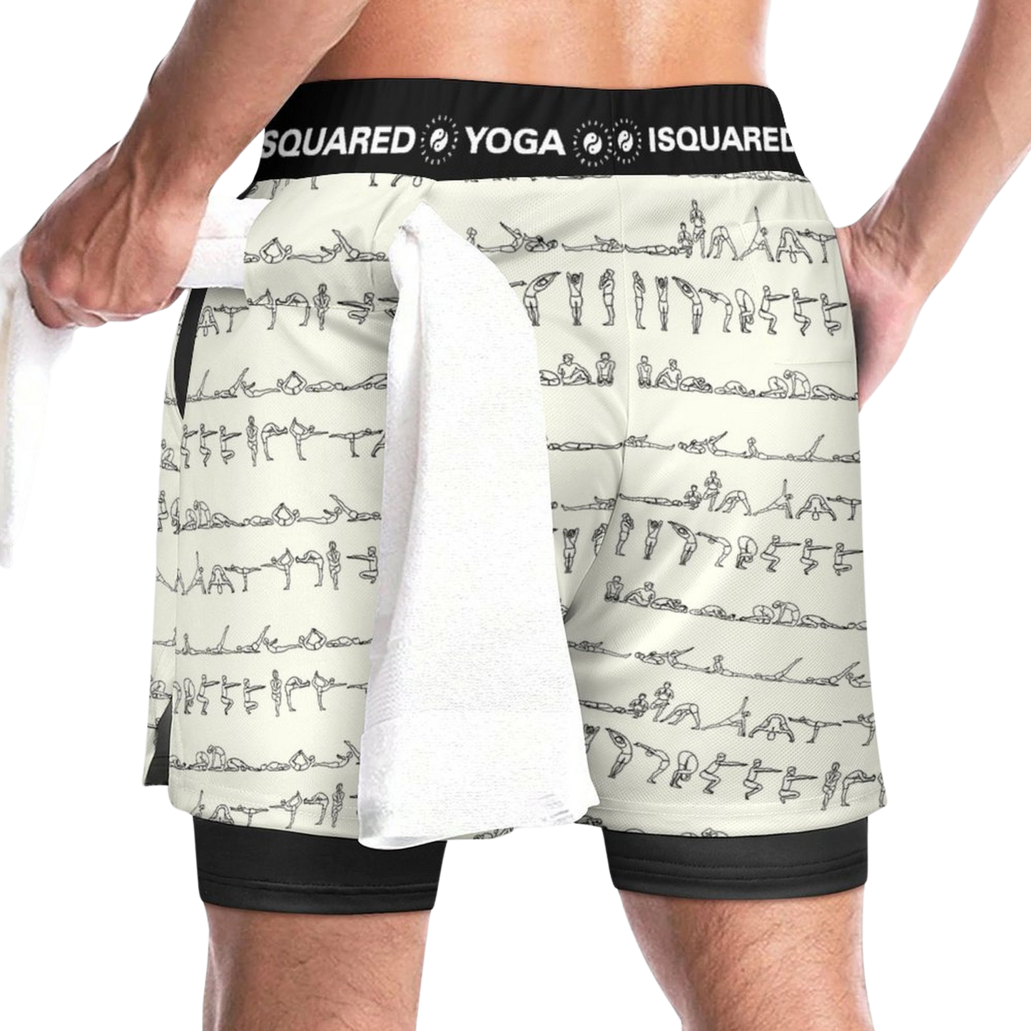 Bikram Series - Compression Yoga Shorts