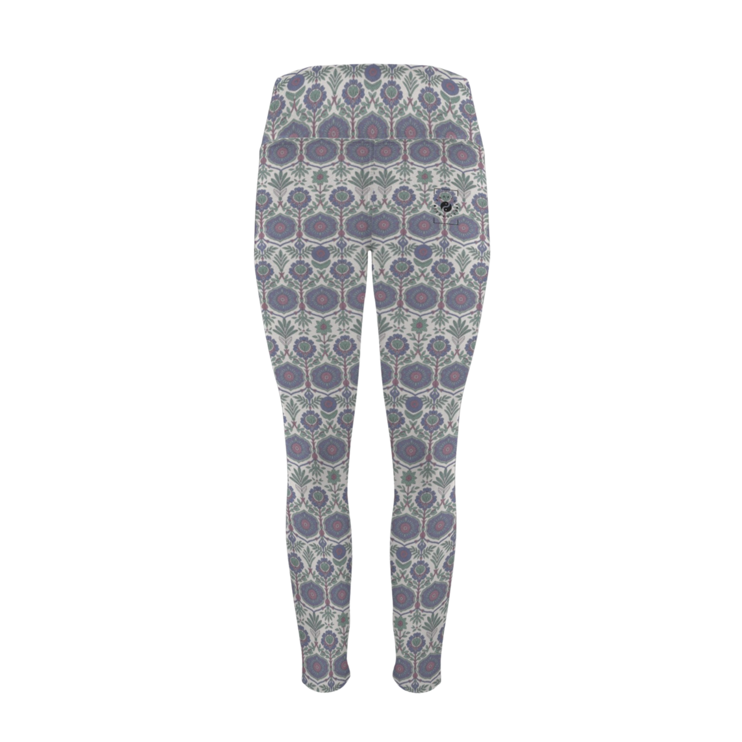 Jaipur Love iSquared Pocket Leggings with high-rise waistband, 4-way stretch fabric, and two side pockets