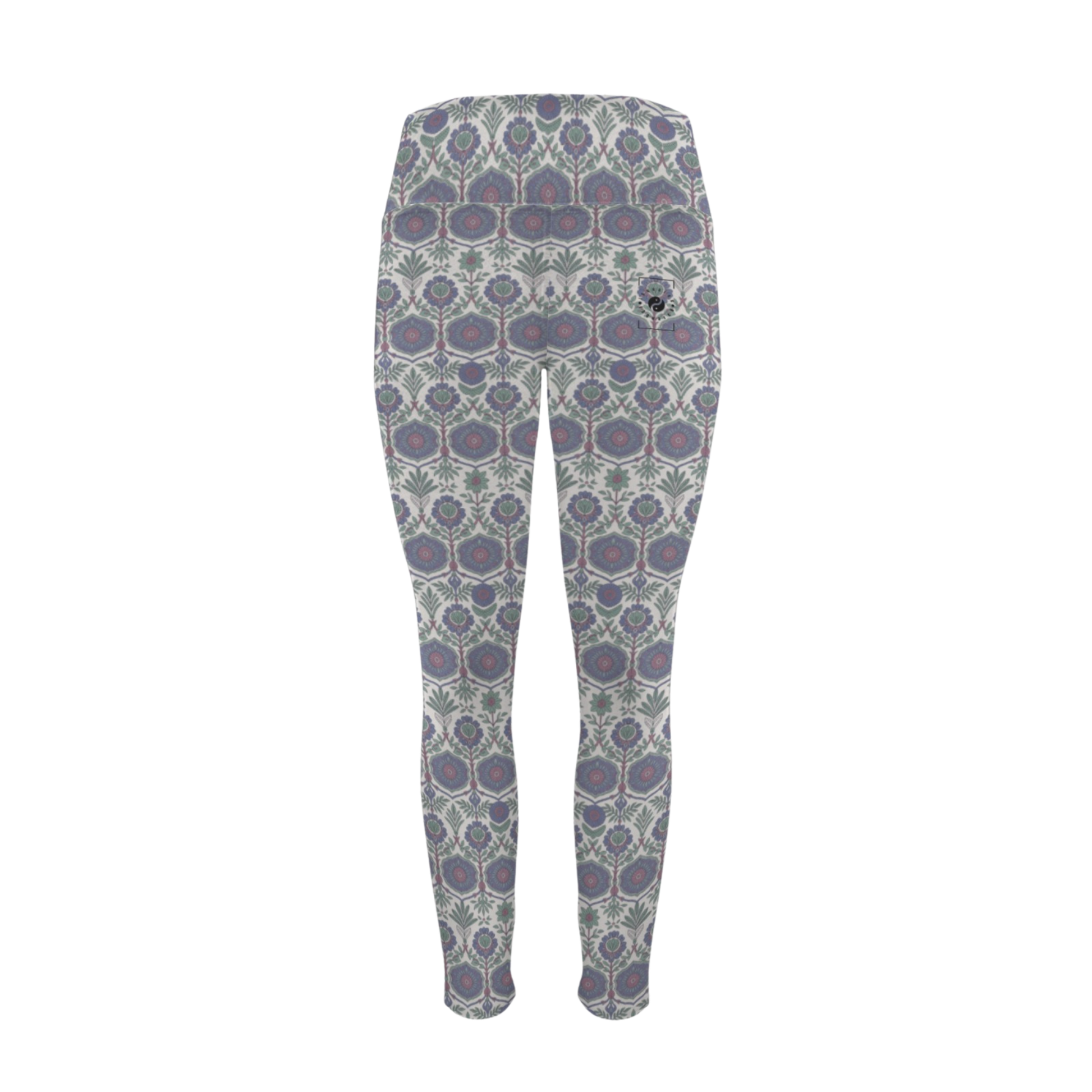 Jaipur Love iSquared Pocket Leggings with high-rise waistband, 4-way stretch fabric, and two side pockets
