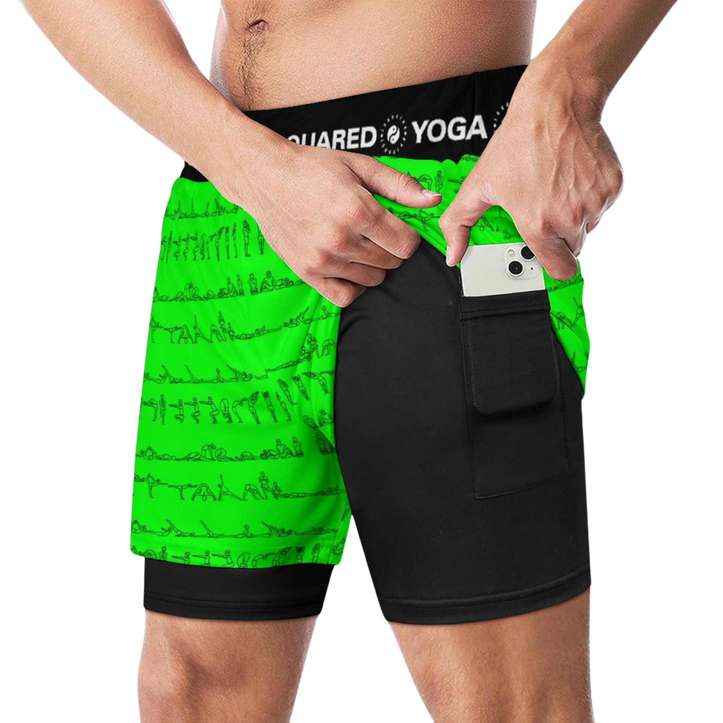 Bikram Series - Compression Yoga Shorts