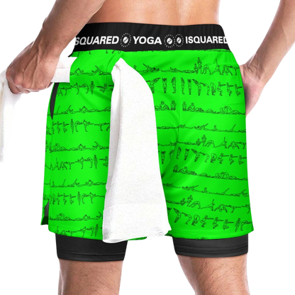 Bikram Series - Compression Yoga Shorts