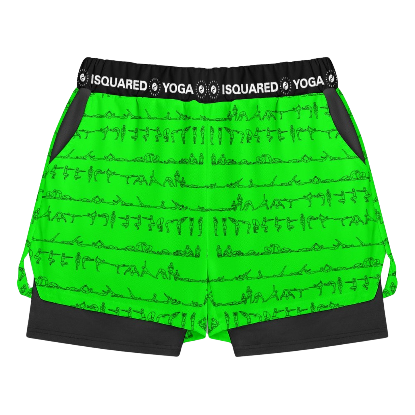 Bikram Series - Compression Yoga Shorts