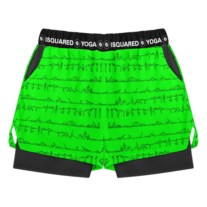 Bikram Series - Compression Yoga Shorts