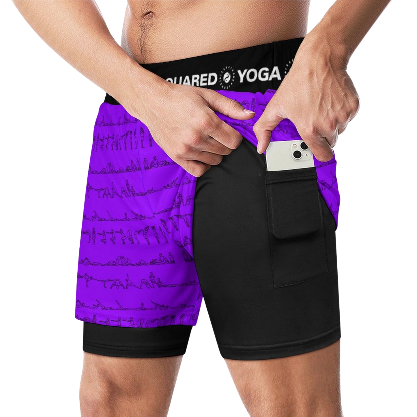 Bikram Series - Compression Yoga Shorts