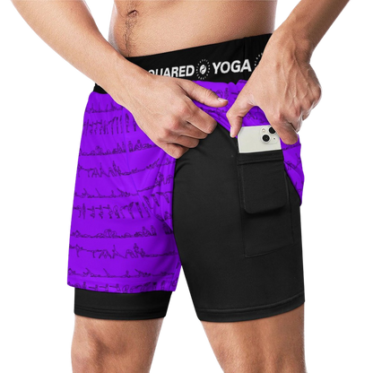 Bikram Series - Compression Yoga Shorts