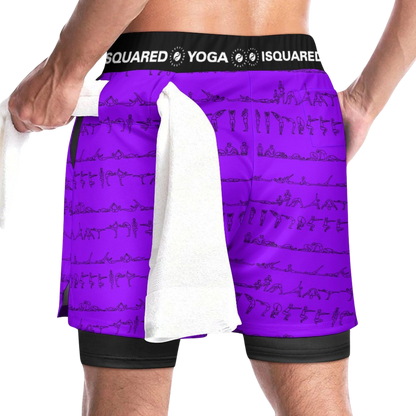 Bikram Series - Compression Yoga Shorts