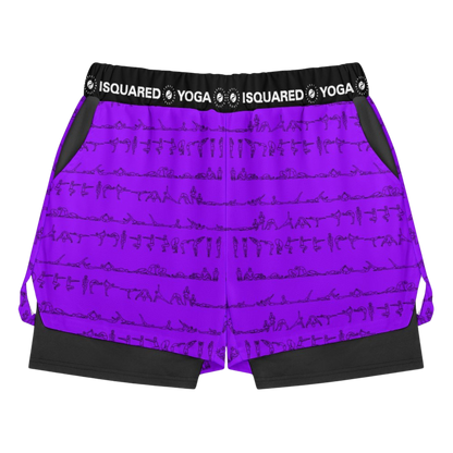 Bikram Series - Compression Yoga Shorts