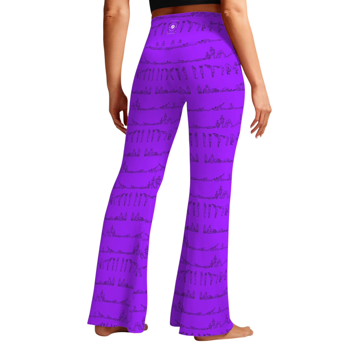 Bikram Series - Cross Waisted Flair Leggings