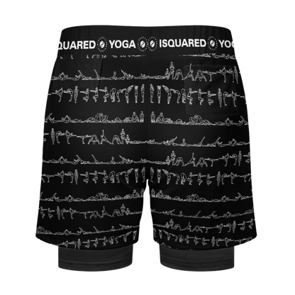 Bikram Ember - Compression Yoga Shorts