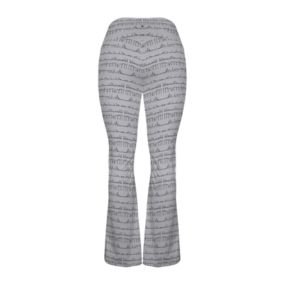 Bikram Pastel - Cross Waisted Flair Leggings
