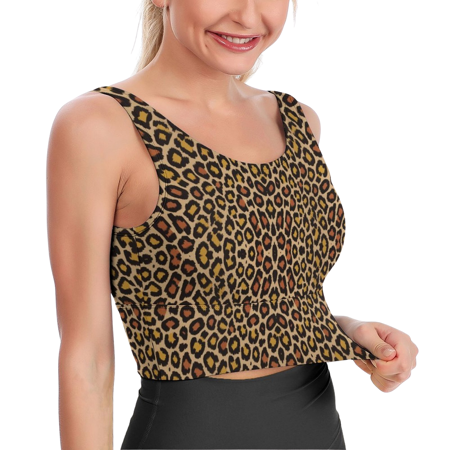 Wild Leopards - iSquared Crop Top