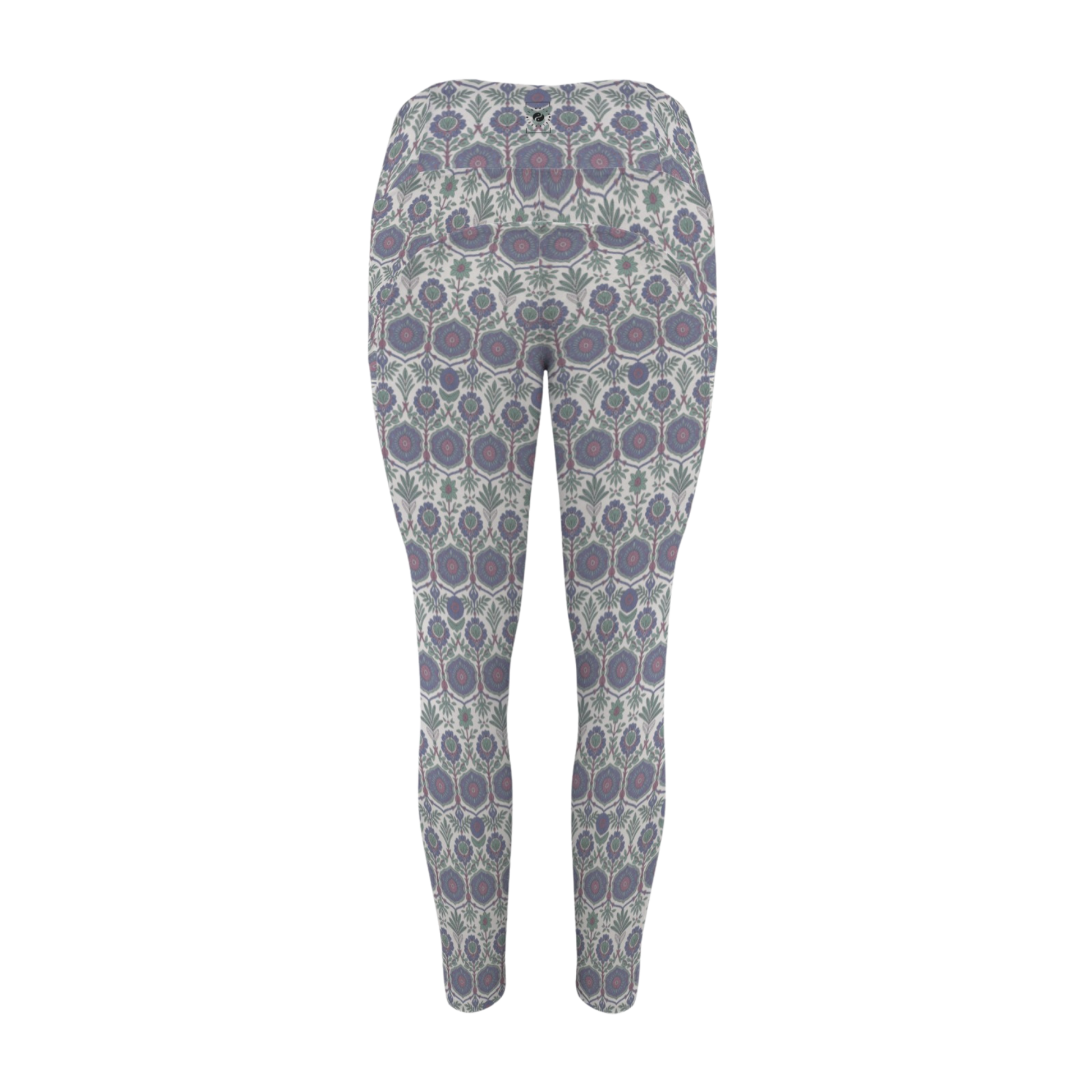 Jaipur Love iSquared Pocket Leggings with high-rise waistband, 4-way stretch fabric, and two side pockets