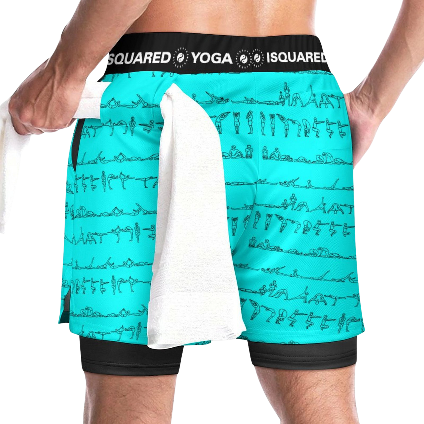 Bikram Series - Compression Yoga Shorts