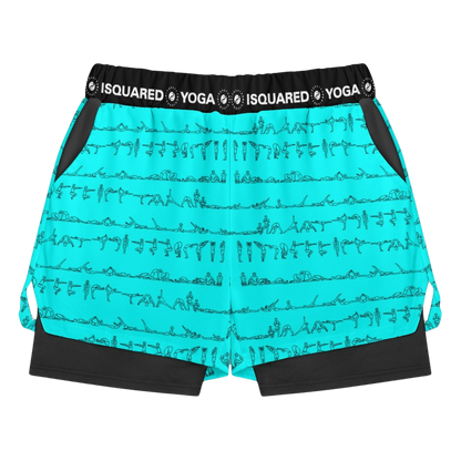 Bikram Series - Compression Yoga Shorts