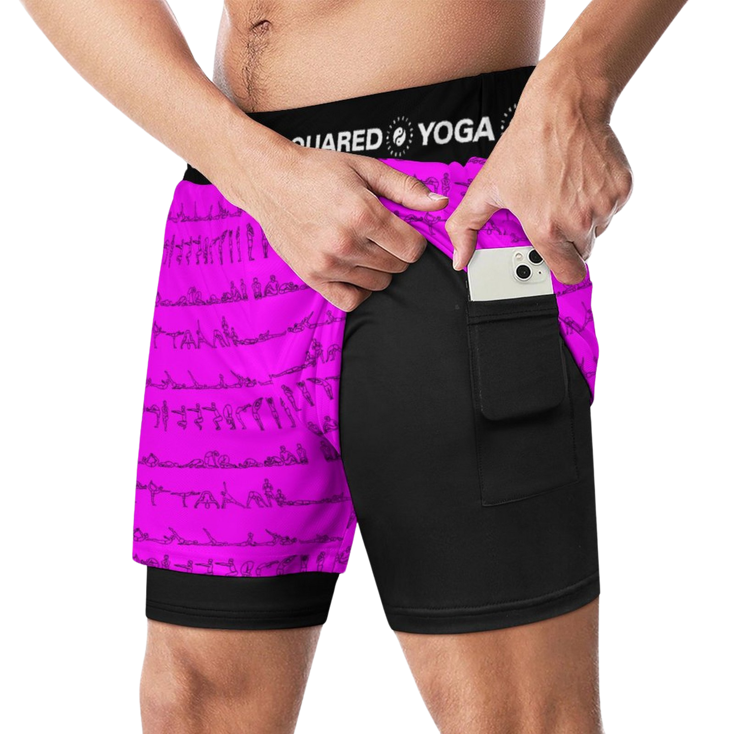 Bikram Series - Compression Yoga Shorts