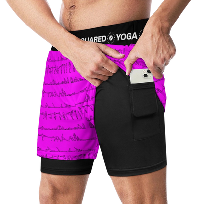 Bikram Series - Compression Yoga Shorts