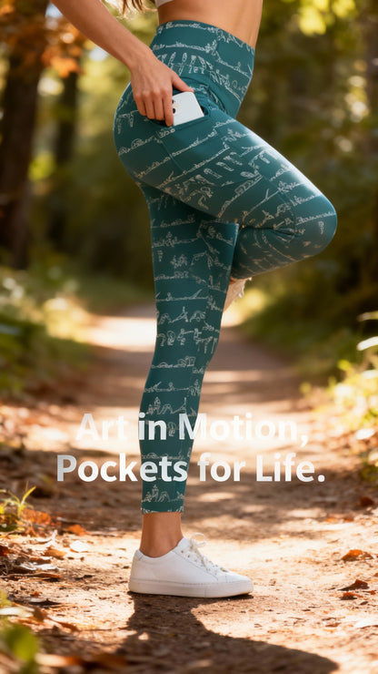 Bikram Ember - iSquared Pocket Leggings