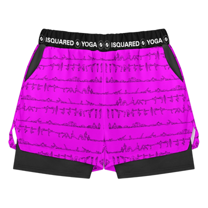 Bikram Series - Compression Yoga Shorts