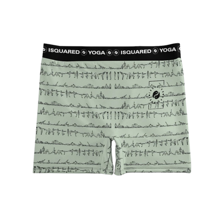 Bikram Pastel - iSquared Yoga Shorts