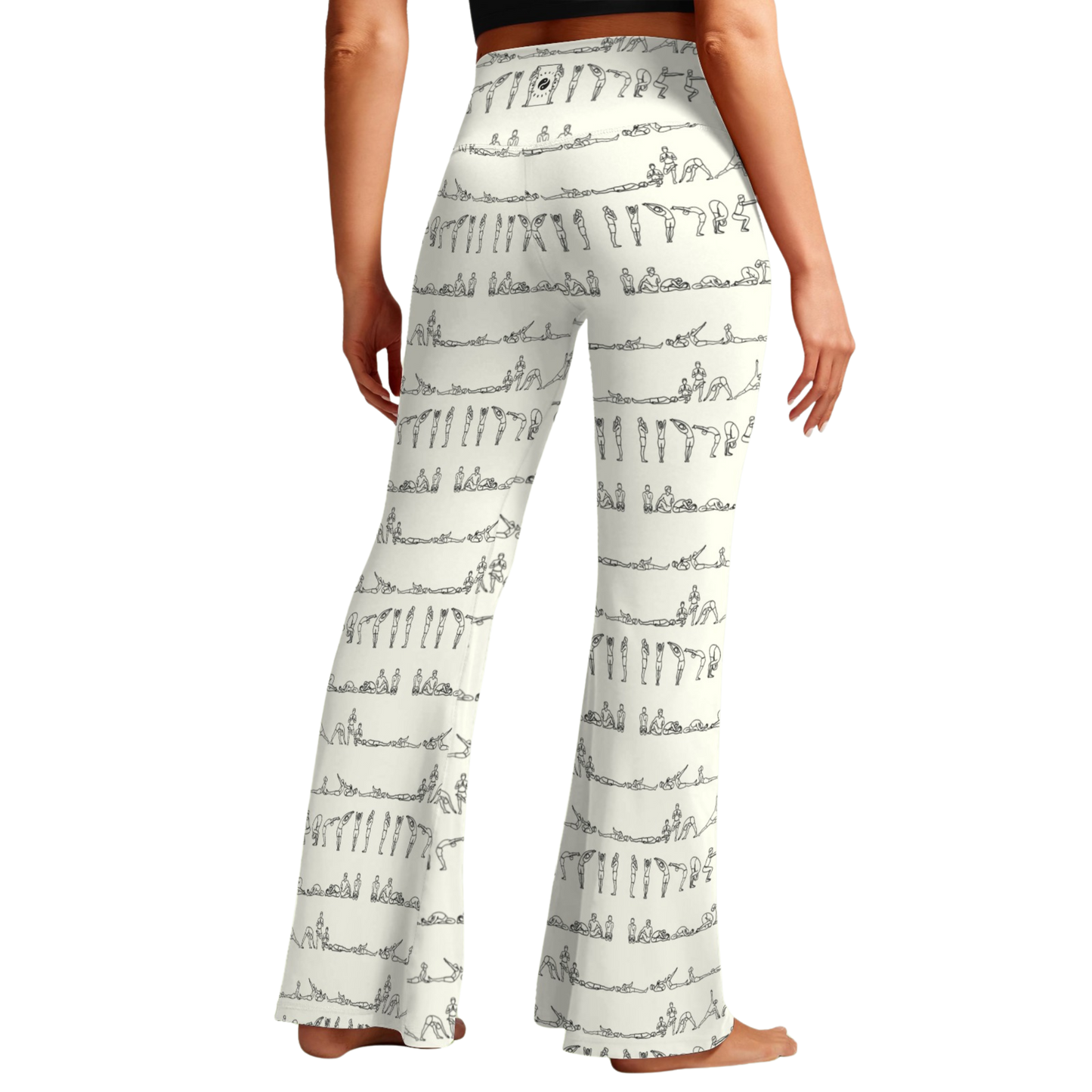 Bikram Series - Cross Waisted Flair Leggings