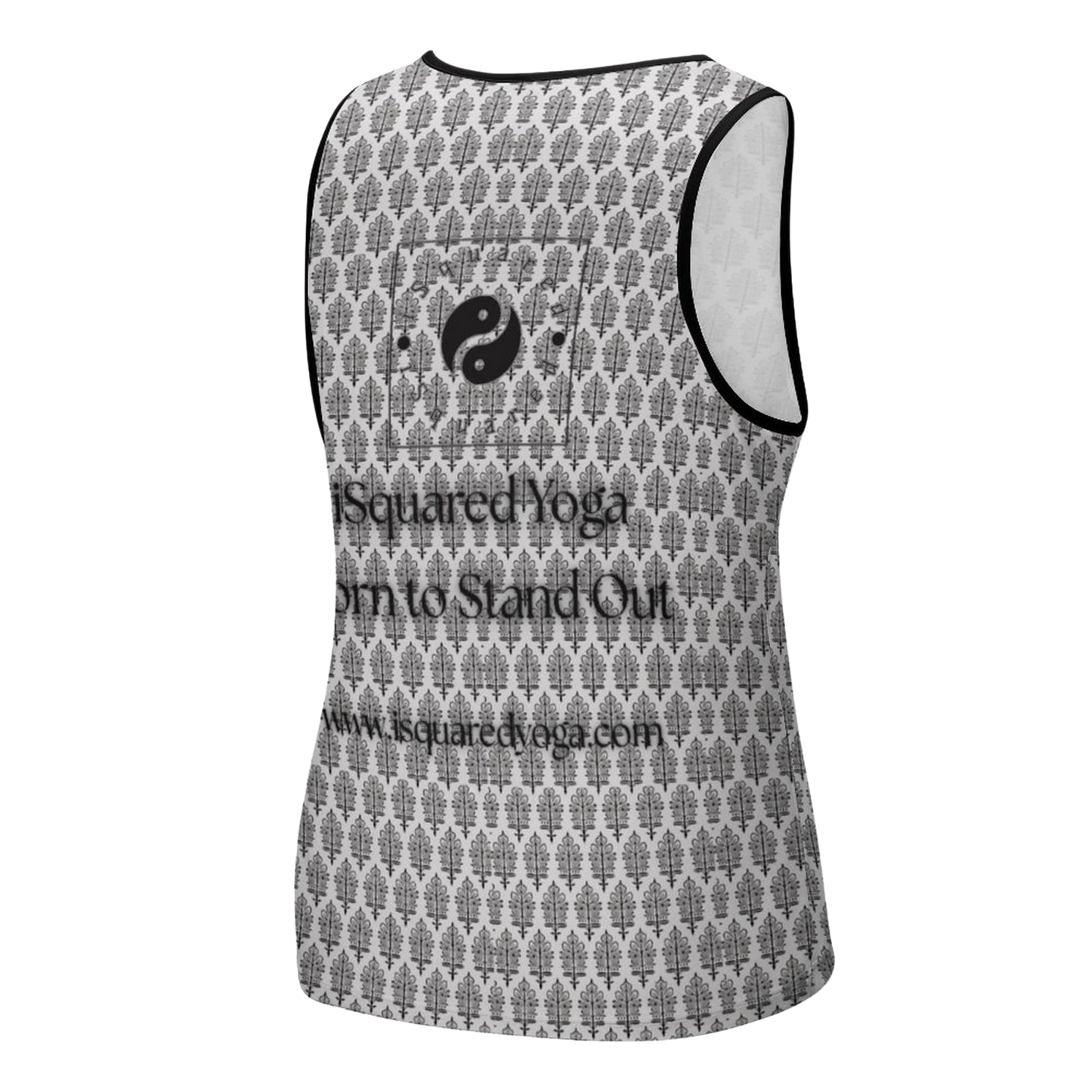 Jaipur Love iSquared Tank Top, sleeveless stretch top in printed Rajasthan-inspired patterns for workouts and layering