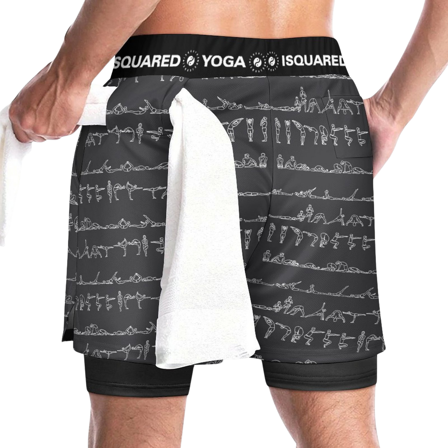 Bikram Ember - Compression Yoga Shorts