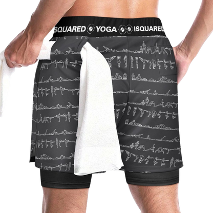 Bikram Ember - Compression Yoga Shorts