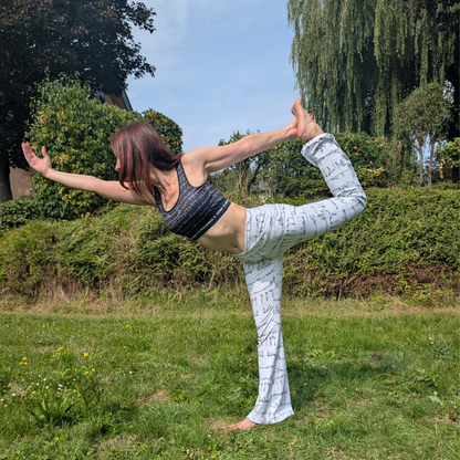 Bikram Series - Cross Waisted Flair Leggings