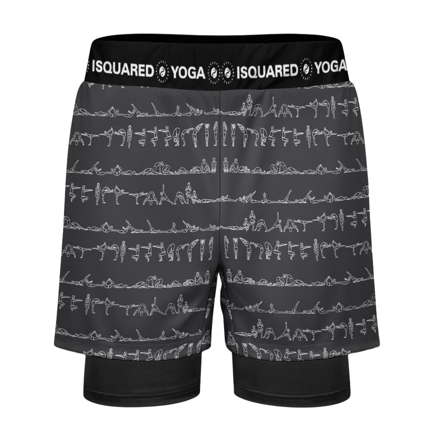 Bikram Ember - Compression Yoga Shorts