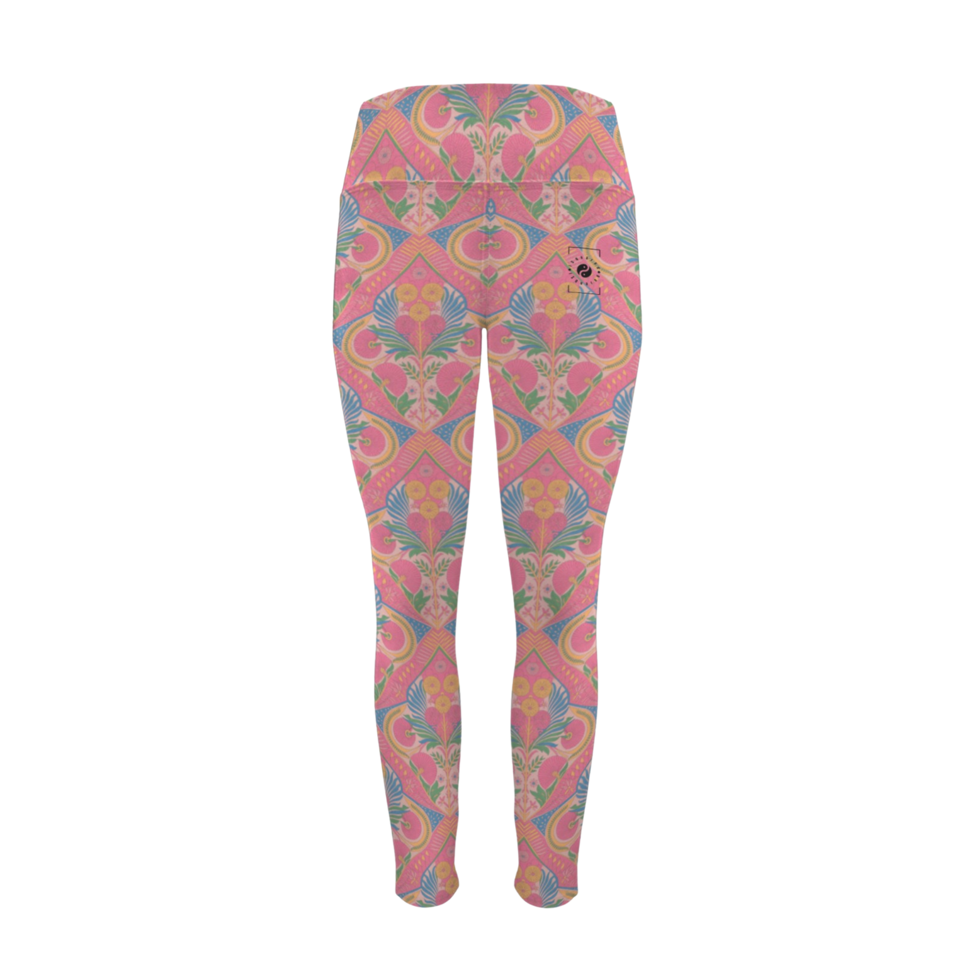 Jaipur Love iSquared Pocket Leggings with high-rise waistband, 4-way stretch fabric, and two side pockets