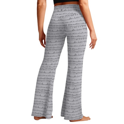 Bikram Pastel - Cross Waisted Flair Leggings