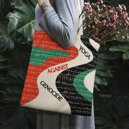 Yoga Against Genocide - iSquared Tote Bag