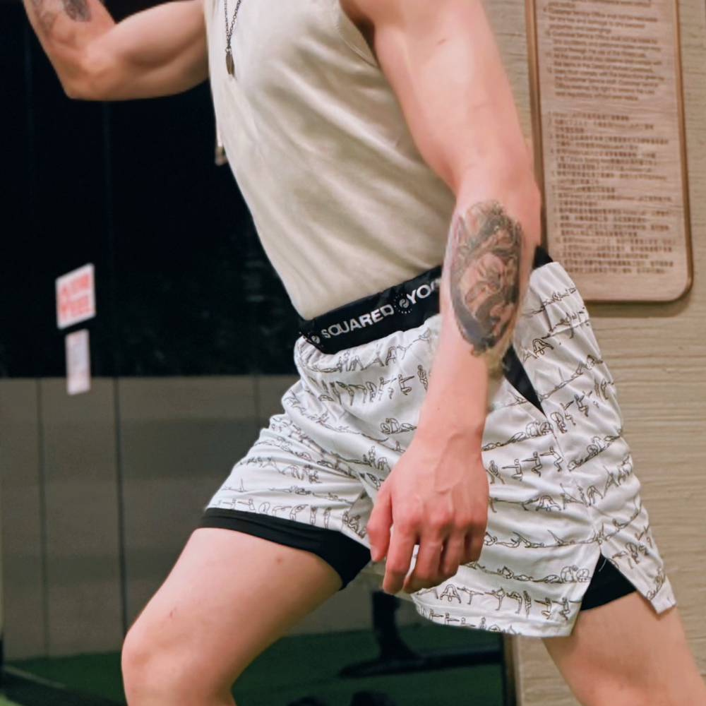 Bikram Ember - Compression Yoga Shorts